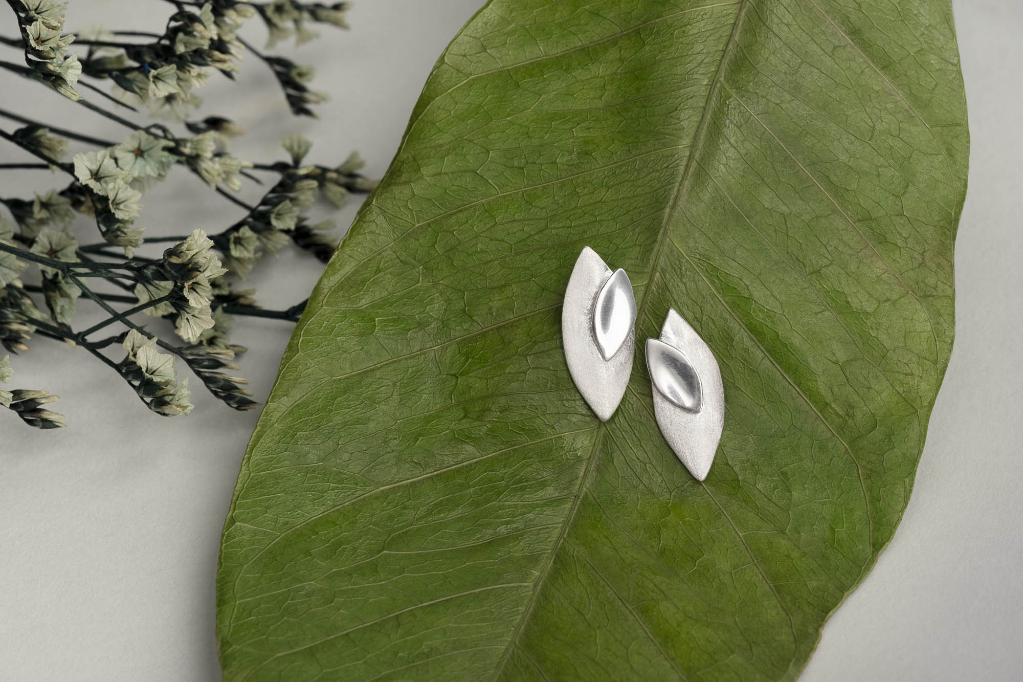 Echoes of Silver Earring