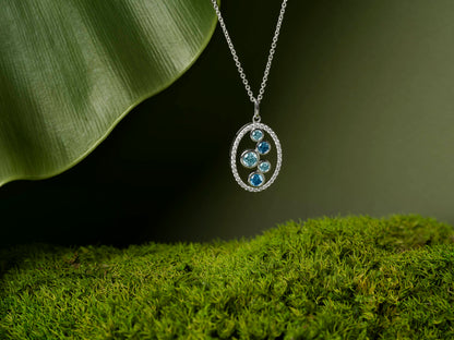 Blue Corals Necklace