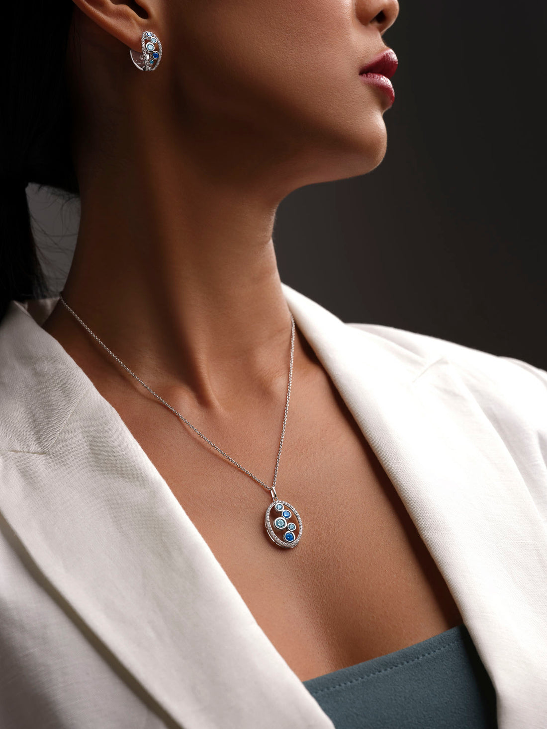 Blue Corals Necklace