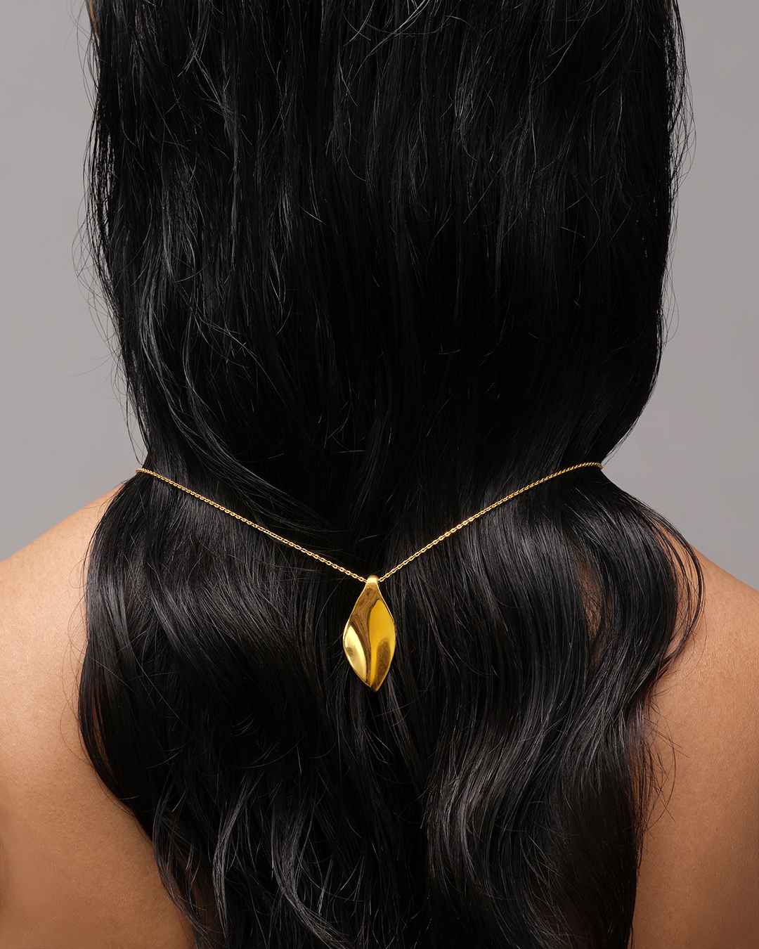 Midas Leaf Necklace